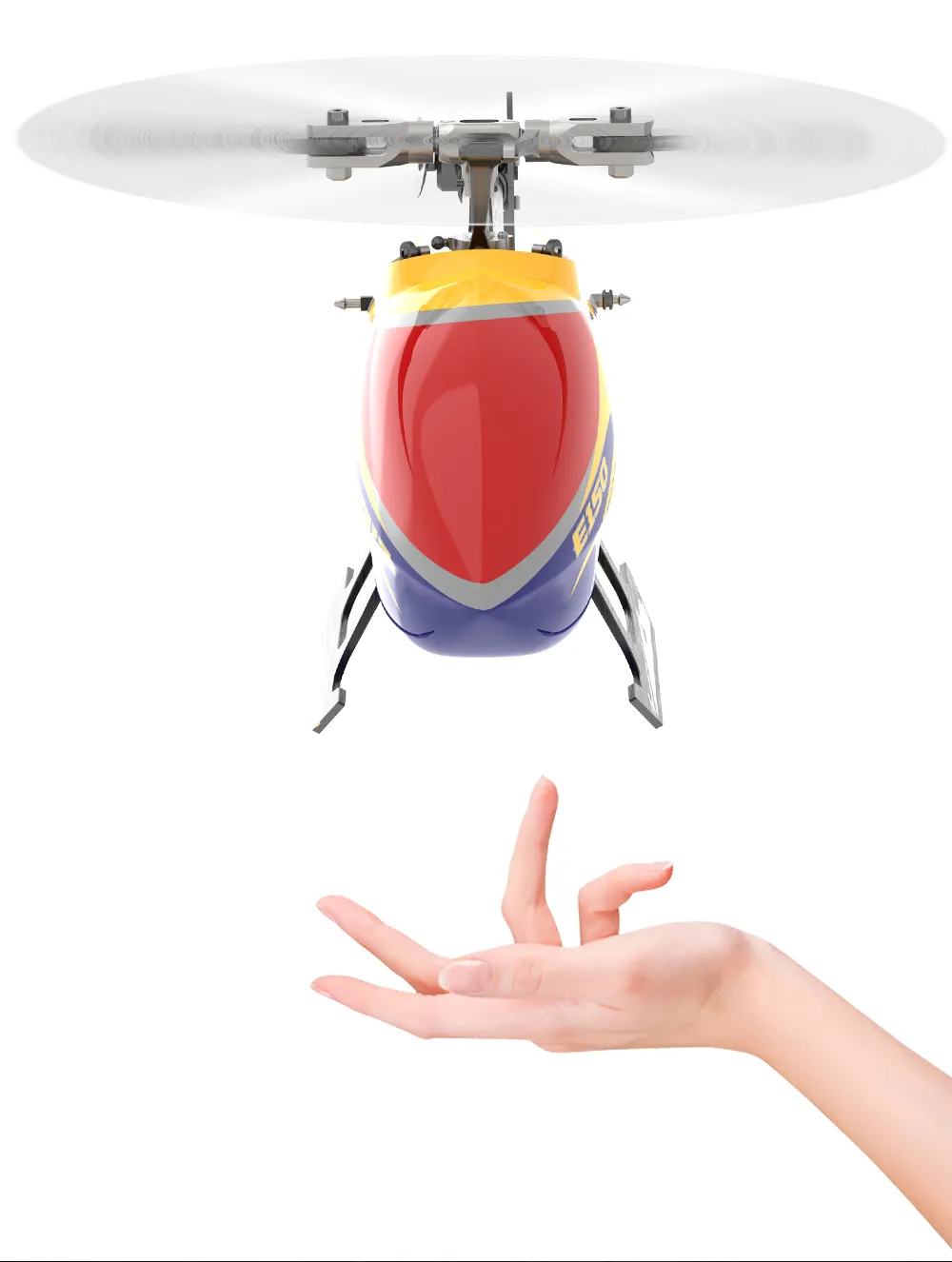 Eachine E150 2.4G 6CH 6-Axis Gyro 3D6G Dual Brushless Direct Drive Motor Flybarless RC Helicopter RTF