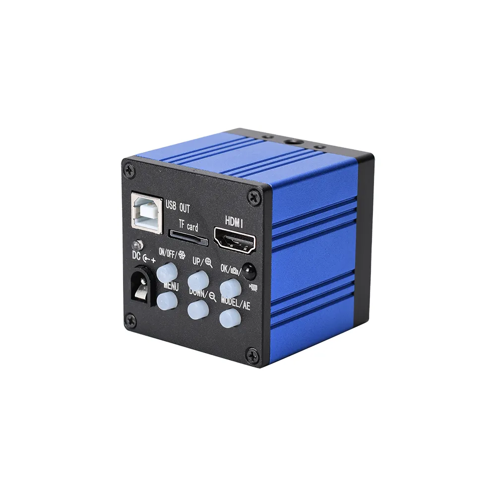 HAYEAR 51MP 1080P 2K HDMI USB Industrial Video Microscope Camera Big Visual Field Manual IRIS 120X Zoom Lens for PCB Soldering Repair