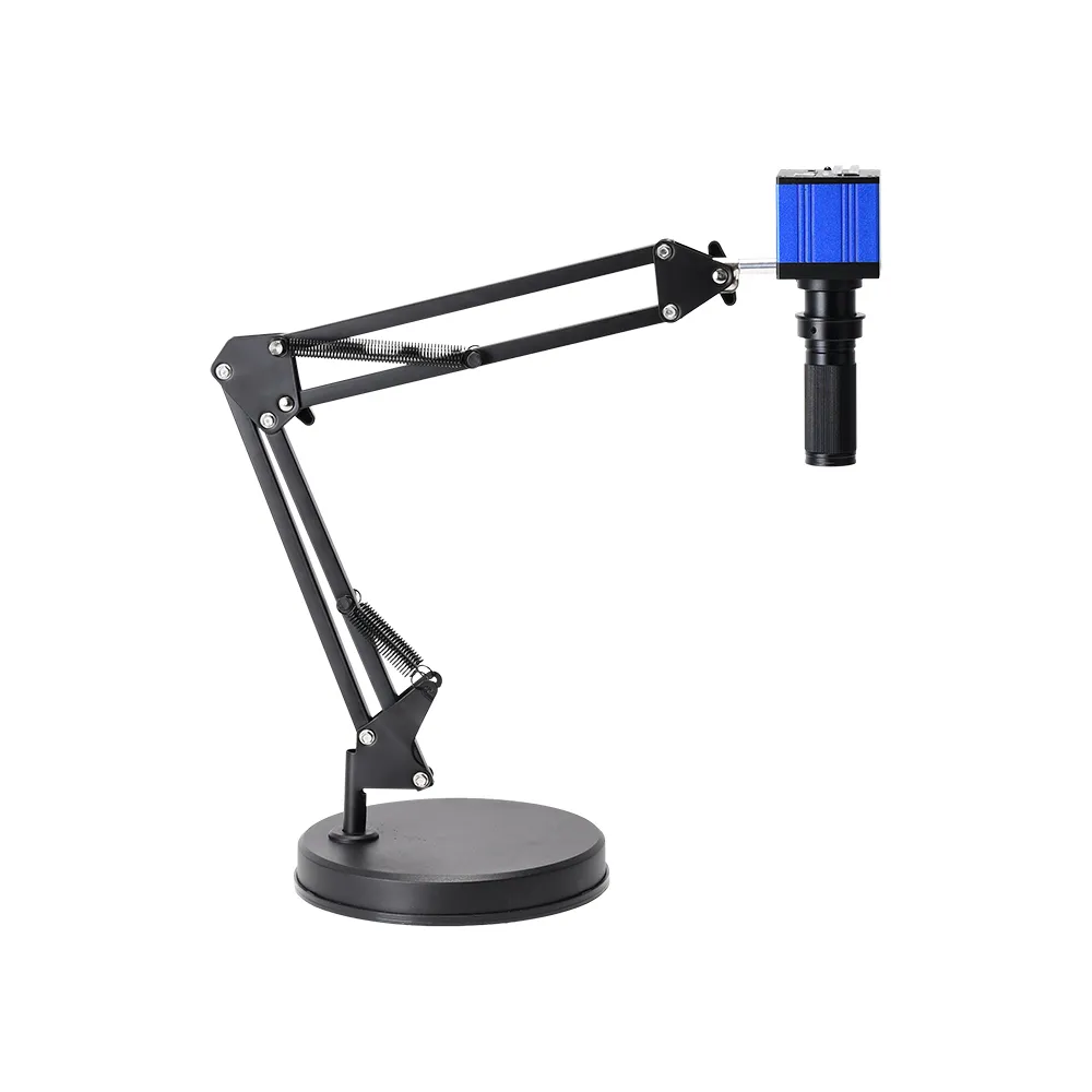 HAYEAR 51MP 1080P 2K HDMI USB Industrial Video Microscope Camera Big Visual Field Manual IRIS 120X Zoom Lens for PCB Soldering Repair