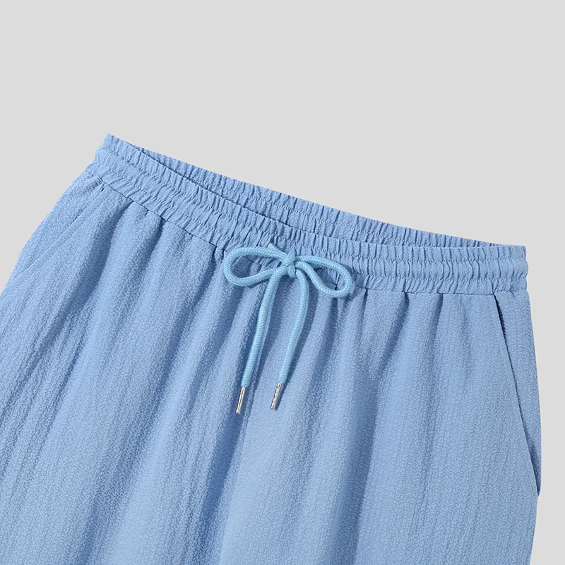 INCERUN メンズ セットアップ 夏 無地 カジュアル メンズ ツーピーススーツ 軽量 半袖 シャツ & パンツ ポケット付き INCERUN メンズ セットアップ 夏 無地 カジュアル メンズ ツーピーススーツ 軽量 半袖 シャツ & パンツ ポケット付き