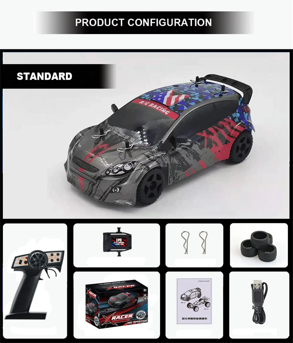 F3/F4 RTR 1/24 2.4G RWD RC Car Drift On-Road Full Proportional w/ ESP Gyro Vehicles Models Toys