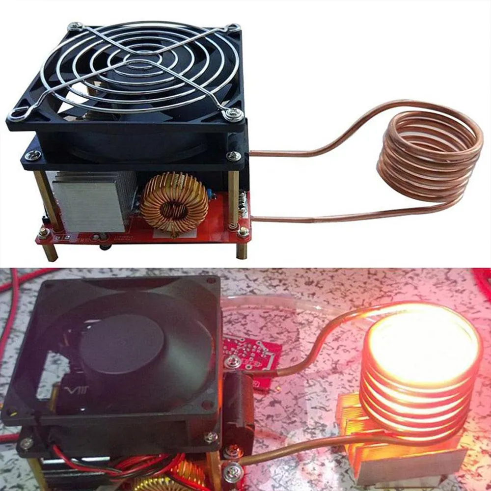 1000W 20A ZVS Induction Heating Board Flyback Driver Cooker Mini Induction Heater DIY Ignition Coil Heater Induction Heating Plate Kit
