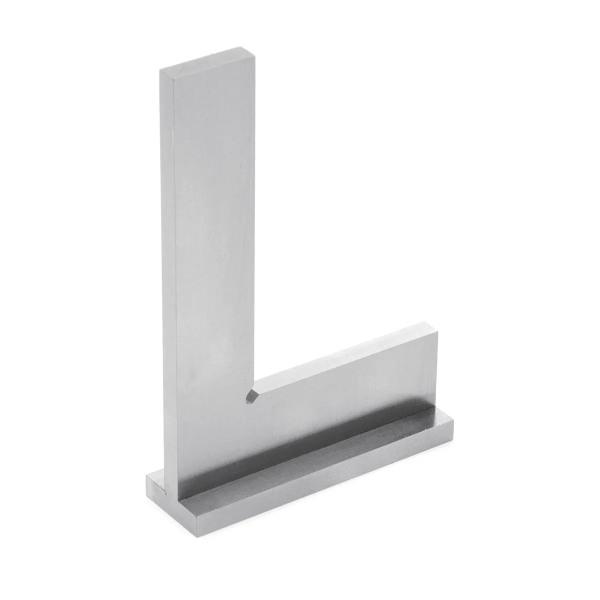 DIN875-2 100x70mm 90 Degree Angle Corner Square Ruler Wide Base Gauge Woodworking Tool