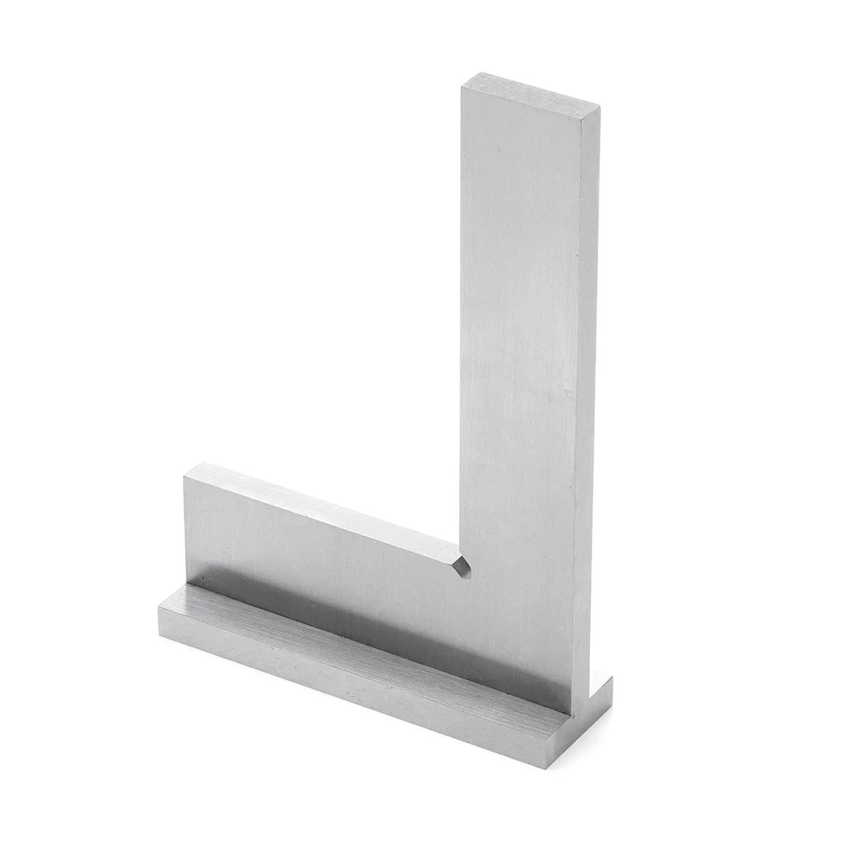 DIN875-2 100x70mm 90 Degree Angle Corner Square Ruler Wide Base Gauge Woodworking Tool