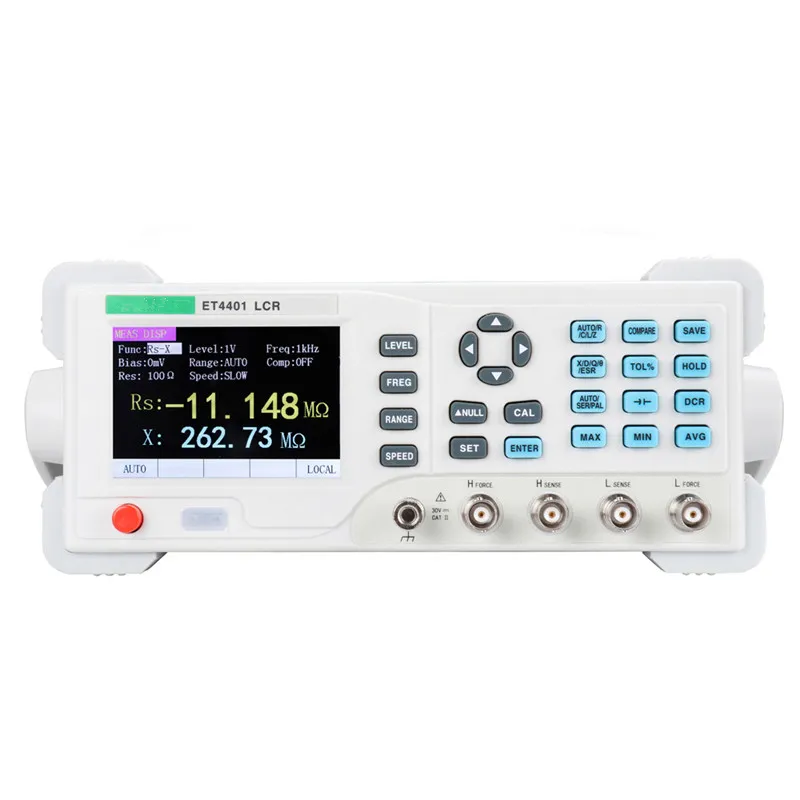 ET4410 Series Desktop Digital LCR Meter Capacitance Resistance Impedance Inductance Measure LCR Bridge LCR Meter ET4410 Series Desktop Digital LCR Meter Capacitance Resistance Impedance Inductance Measure LCR Bridge LCR Meter