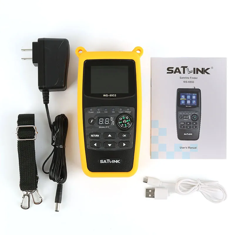 Satlink WS-6933 DVB-S2 FTA CKU Band Satlink Digital Satellites Finder Meter