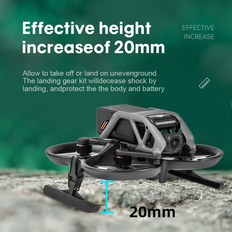 STARTRC Foldable Extended Landing Gear for DJI Avata FPV Racing RC Drone STARTRC Foldable Extended Landing Gear for DJI Avata FPV Racing RC Drone