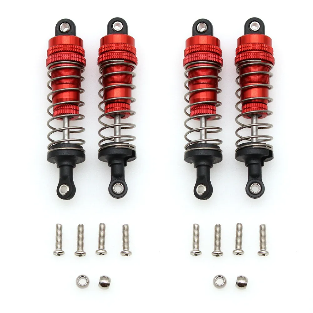 2pcs Front Rear Metal Shock Absorber For Wltoys 144001 RC Car Parts 2pcs Front Rear Metal Shock Absorber For Wltoys 144001 RC Car Parts