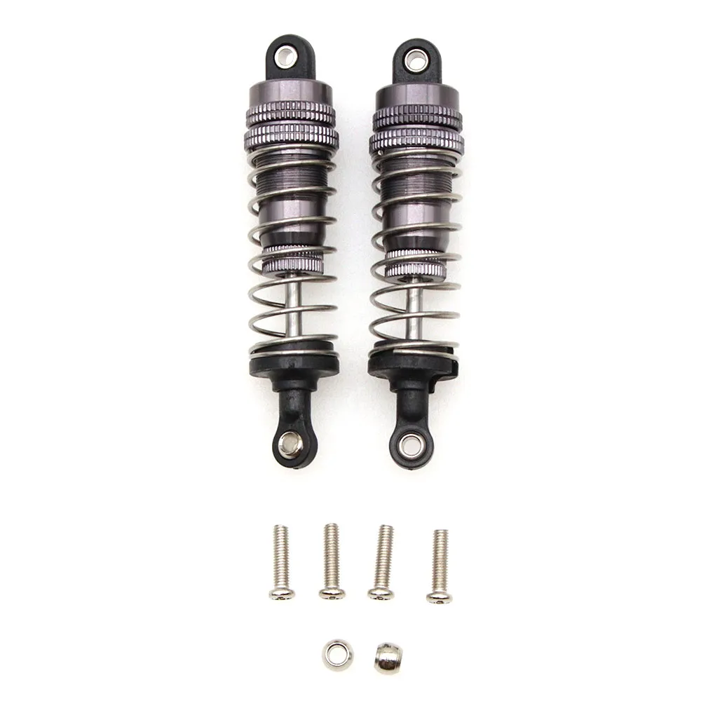2pcs Front Rear Metal Shock Absorber For Wltoys 144001 RC Car Parts 2pcs Front Rear Metal Shock Absorber For Wltoys 144001 RC Car Parts