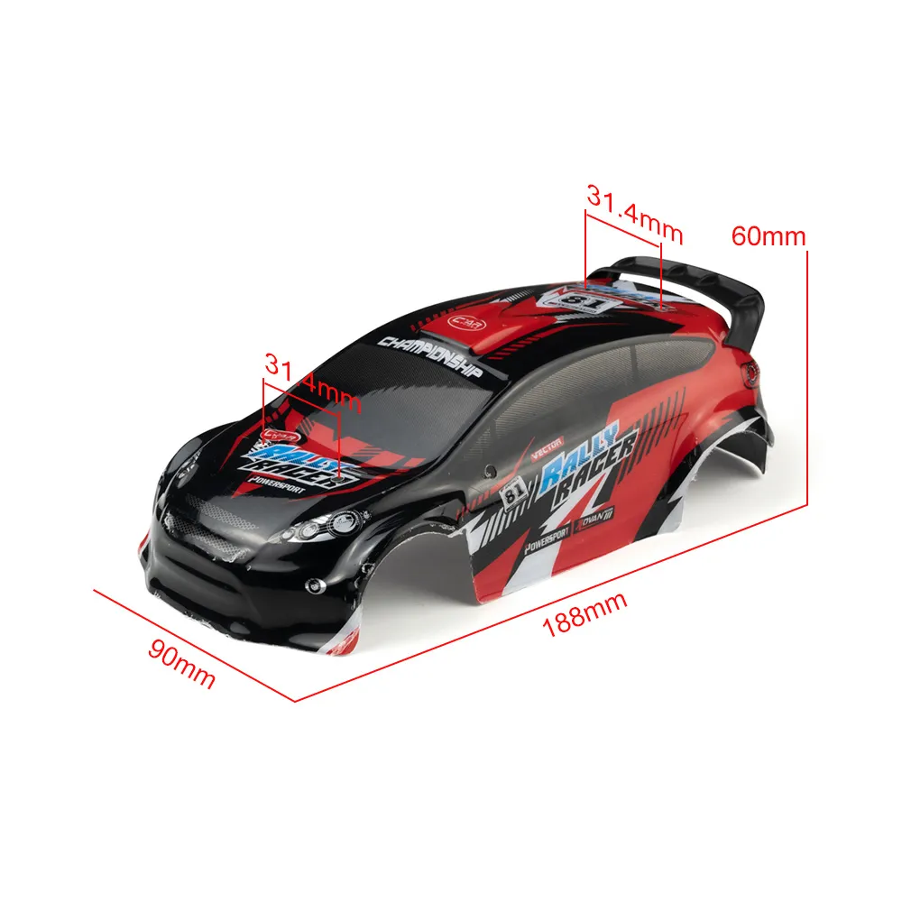 SG Pinecone Forest 2410 1/24 Drift RC Car Spare Body Shell 2410CK Vehicles Models Parts Accessories