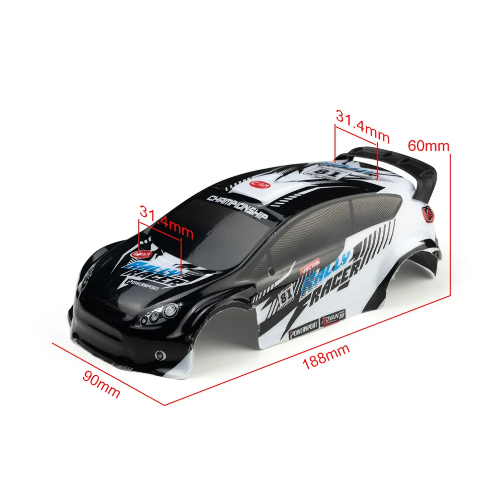 SG Pinecone Forest 2410 1/24 Drift RC Car Spare Body Shell 2410CK Vehicles Models Parts Accessories