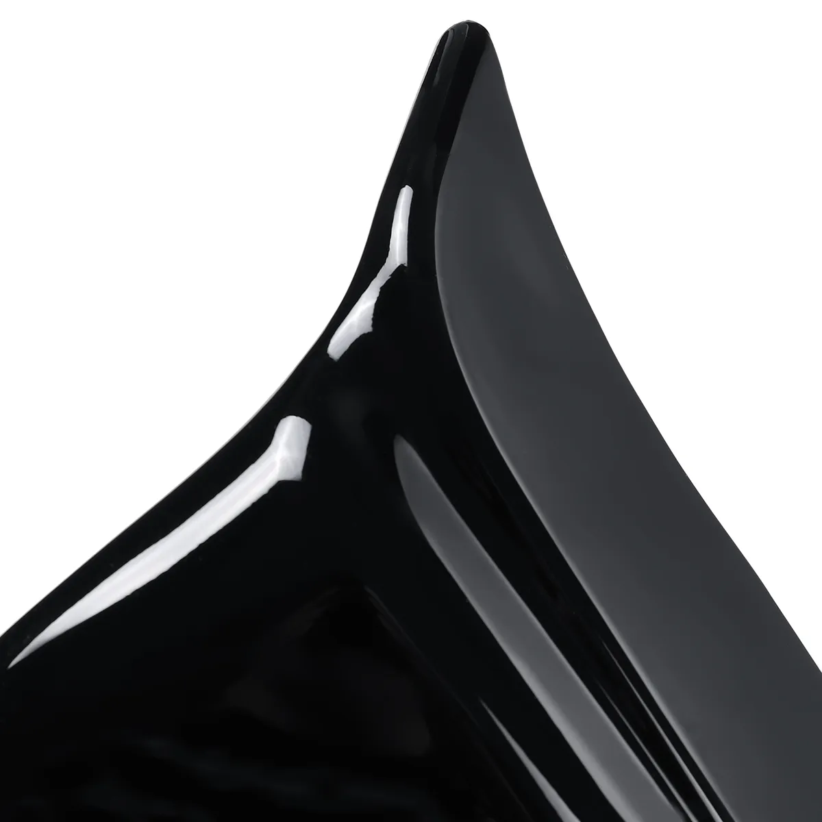 2X M Style Rear Wing Mirror Cover Cap Glossy Black For BMW E60 E61 2003-2008