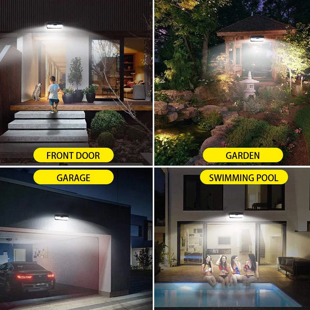 100 LED Solar Power Waterproof IP65 PIR Motion Sensor Solar Light Outdoor Garden Lamp