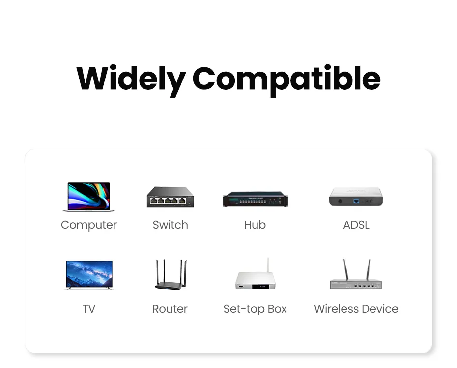 UGREEN RJ45 Connector Network Ethernet Extender Extension for Cat6 Cat5e Ethernet Cable Adapter Gigabit Female to Female Network UGREEN RJ45 Connector Network Ethernet Extender Extension for Cat6 Cat5e Ethernet Cable Adapter Gigabit Female to Female Network