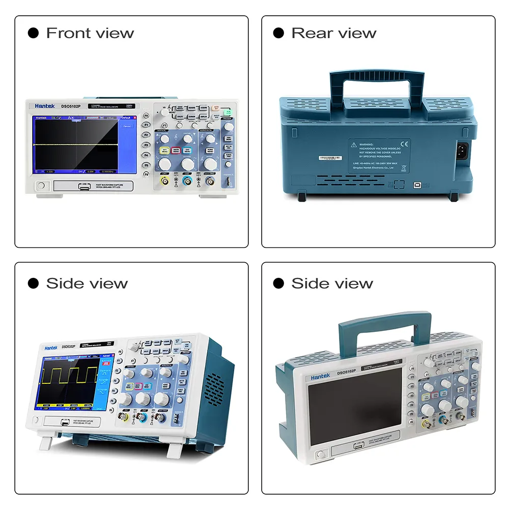 Hantek DSO5102P USB Digital Storage Oscilloscope 2Channels 100MHz 1GSa/s