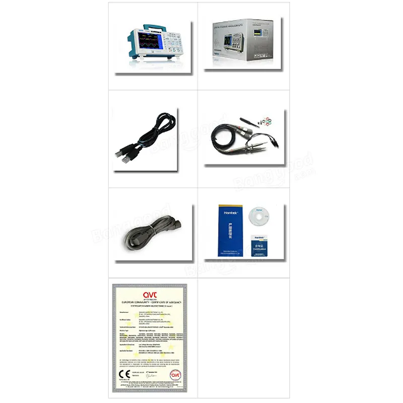 Hantek DSO5102P USB Digital Storage Oscilloscope 2Channels 100MHz 1GSa/s