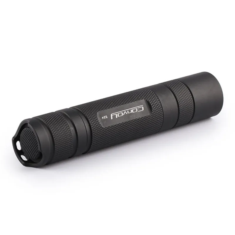 Convoy S2+ Black L2 7135x8 3/5mode EDC LED Flashlight 18650