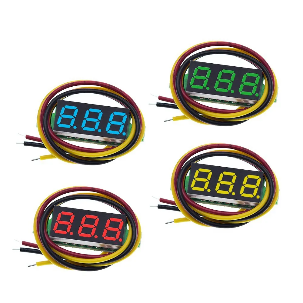 0.28 inch 3-wire Digital DC Voltmeter Head Digital Display Adjustable Three-wire DC0-100V Battery Voltmeter 0.28 inch 3-wire Digital DC Voltmeter Head Digital Display Adjustable Three-wire DC0-100V Battery Voltmeter