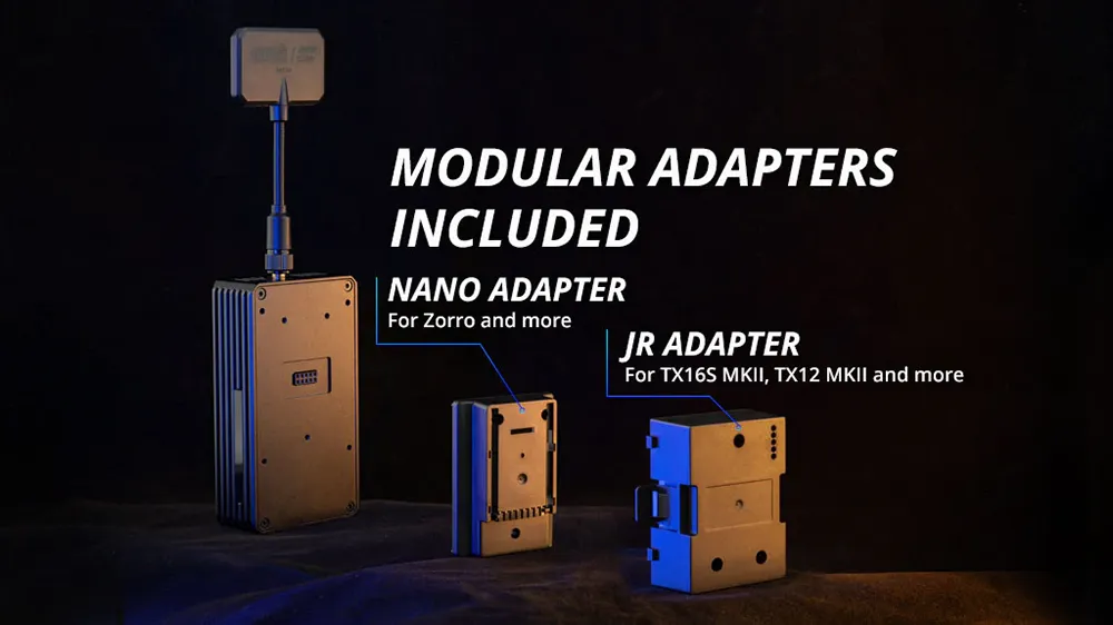 Módulo Radiomaster Ranger 2.4GHZ ExpressLRS ELRS RF Display OLED para Transmissor Futaba RC FPV RC Racing Drone Módulo Radiomaster Ranger 2.4GHZ ExpressLRS ELRS RF Display OLED para Transmissor Futaba RC FPV RC Racing Drone