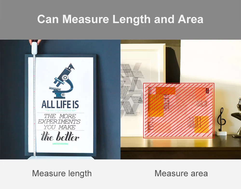 Xiaomi AKKU 2 in 1 Digital Laser Rangefinder Tape Measure Handheld Electronic Ruler