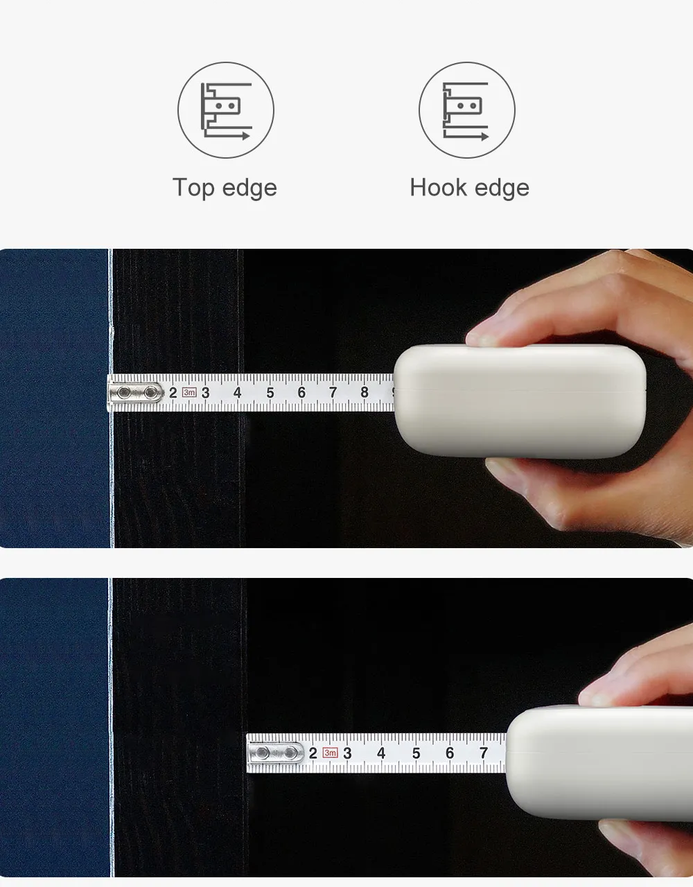Xiaomi AKKU 2 in 1 Digital Laser Rangefinder Tape Measure Handheld Electronic Ruler