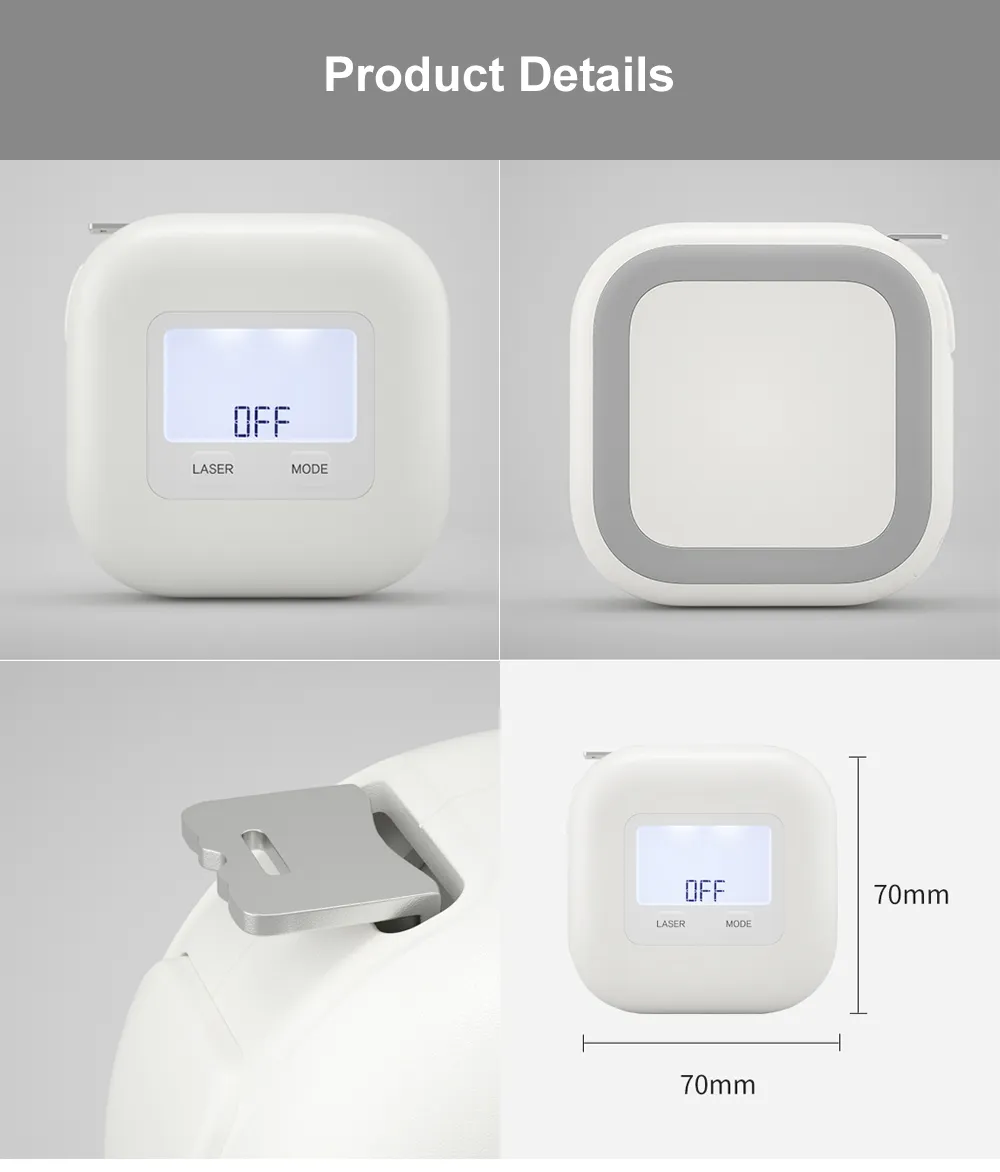 Xiaomi AKKU 2 in 1 Digital Laser Rangefinder Tape Measure Handheld Electronic Ruler