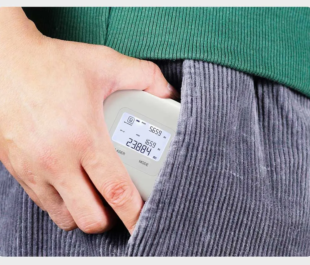 Xiaomi AKKU 2 in 1 Digital Laser Rangefinder Tape Measure Handheld Electronic Ruler