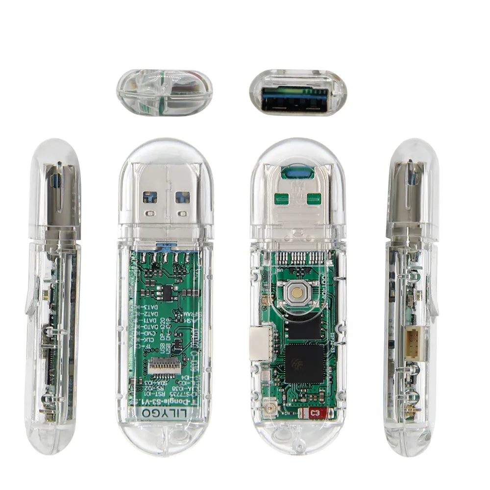 LILYGO® T-Dongle-S3 Development Board 0.96inch LCD Display Screen Support WiFi bluetooth TF Card