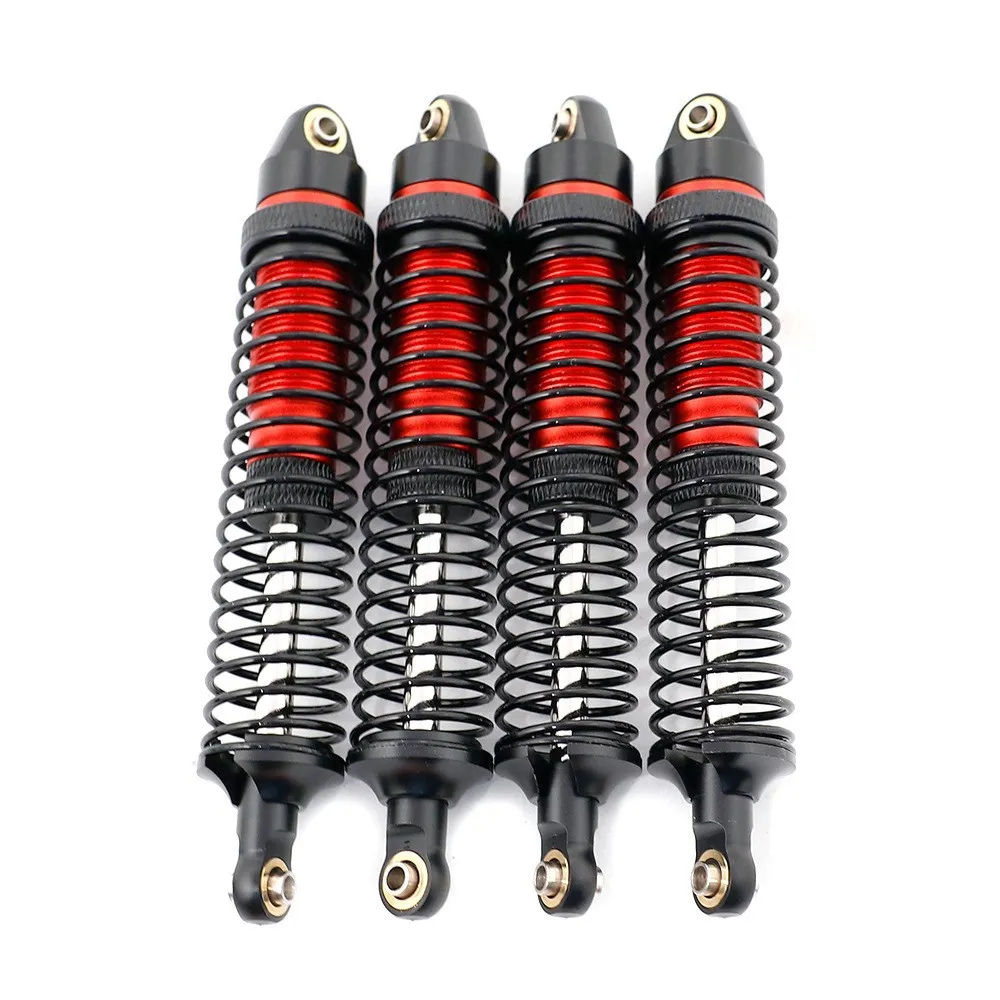 4PCS Upgraded Shock Absorber Damper Oill Filled for TRX4 TRX6 SCX10 I II RGT Yikong Racing 4082 4083 1/10 RC Cars Vehicles Models Parts