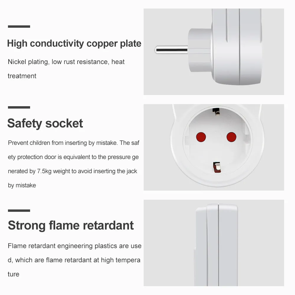 Digital Voltage Wattmeter Power Meter Socket EU Plug 230V AC Wattage Kwh Energy Consumption Electricity Meter