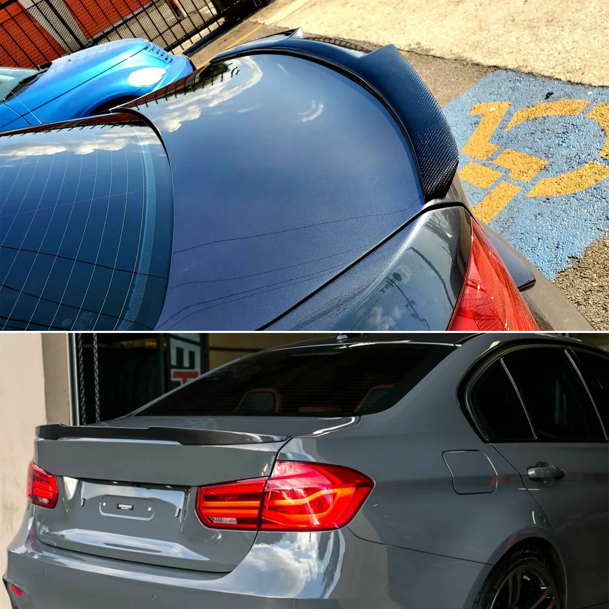 Carbon Fiber M4 Style Rear Trunk Spoiler Boot Wing For BMW F30 F80 M3 2014-2019