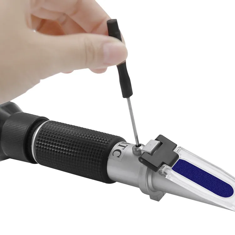 Handheld Refractometer Sugar Concentration Meter Densimeter 0-32% Brix Saccharimeter Sugar Tester Fruits Grapes ATC
