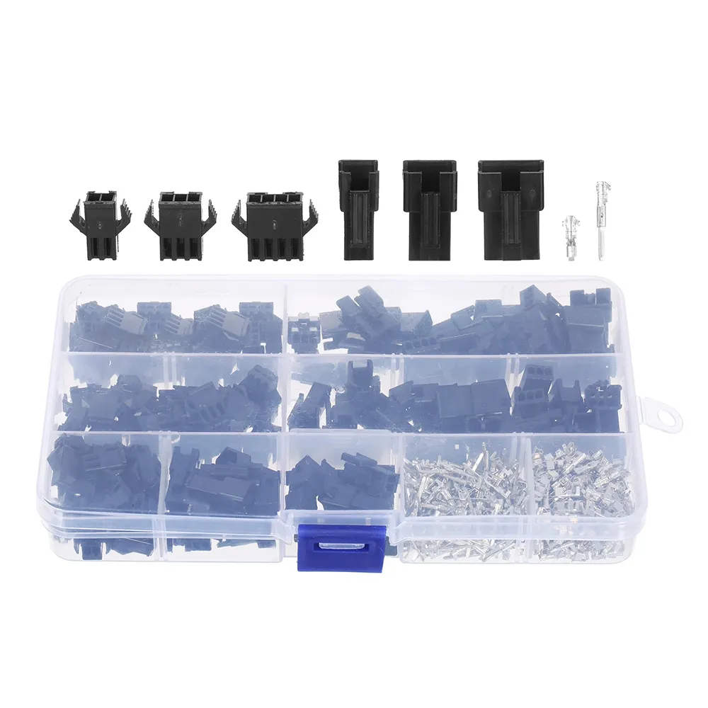 480PCS SM2.54mm Dupont Line Terminal Connector 2P 3P 4P Female and Male Header Connectors Kit 480PCS SM2.54mm Dupont Line Terminal Connector 2P 3P 4P Female and Male Header Connectors Kit