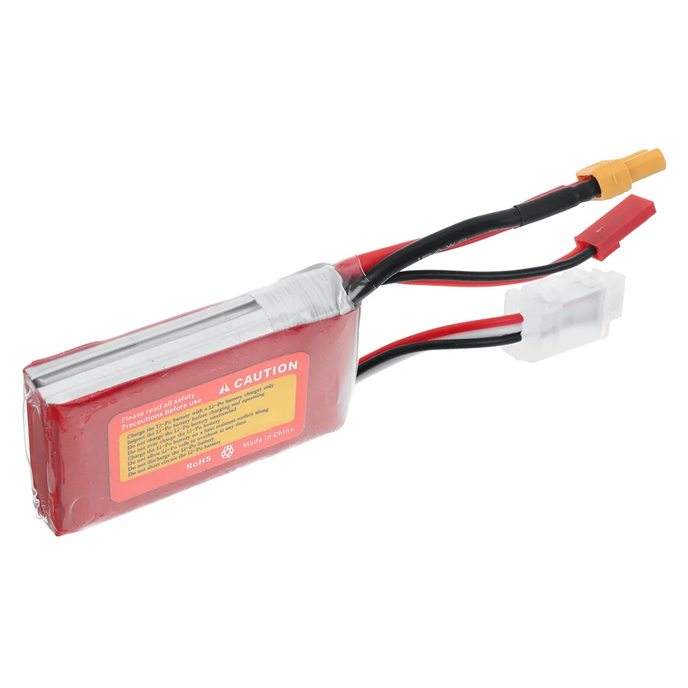 ZOP POWER 7.4V 550mAh 95C 2S LiPo Battery XT30 Plug for RC Drone
