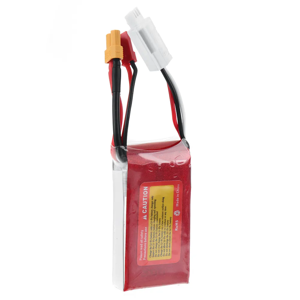 ZOP POWER 7.4V 750mAh 95C 2S LiPo Battery XT30 JST Plug for RC Drone