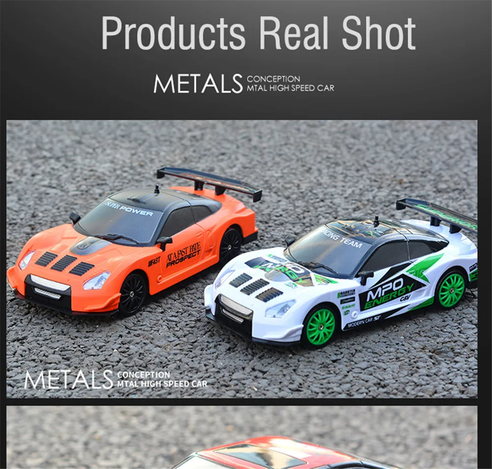 HB Toys SC24A RTR 1/24 2.4G 4WD Drift RC Car LED Light On-Road Vehicles RTR Models Kids Children Gift Toys