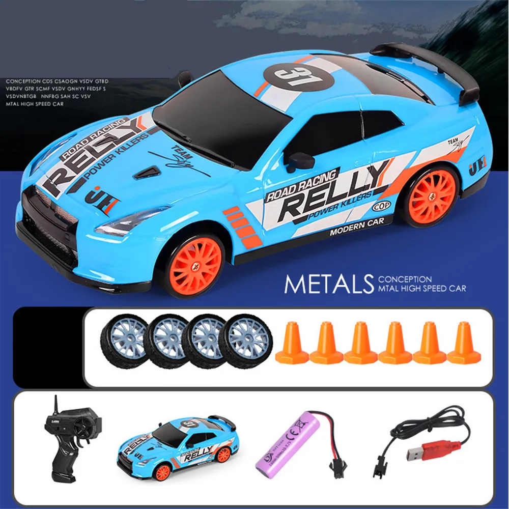 HB Toys SC24A RTR 1/24 2.4G 4WD Drift RC Car LED Light On-Road Vehicles RTR Models Kids Children Gift Toys