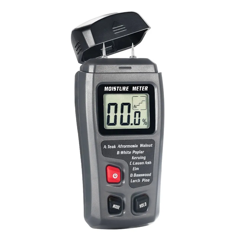 BSIDE EMT01 Digital LCD Portable 0~99.9% Wood Moisture Meter Integral Pins Auto Power Off BSIDE EMT01 Digital LCD Portable 0~99.9% Wood Moisture Meter Integral Pins Auto Power Off