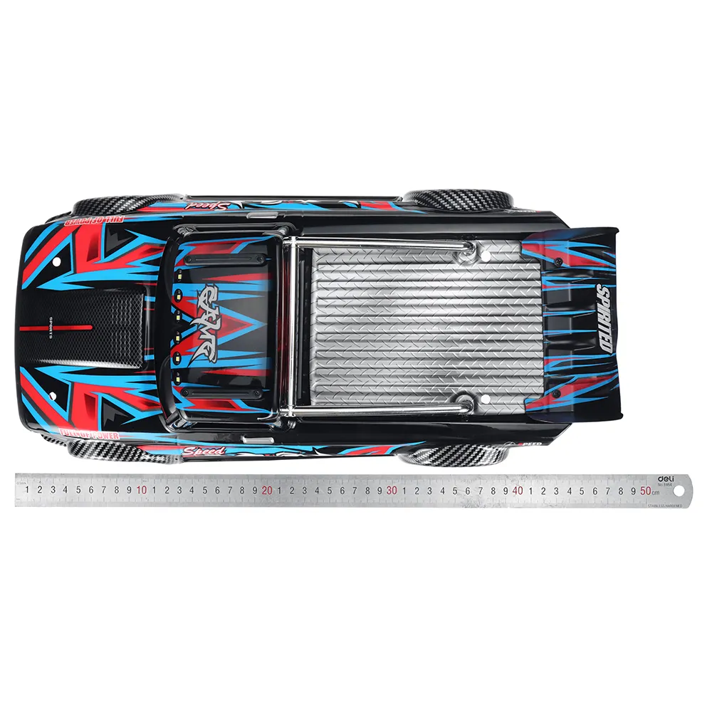 Wltoys 104072 1/10 RC Car Spare Body Shell Tail Butterfly with LED Light Painted 2103/2106 Vehicles Models Parts Accessories