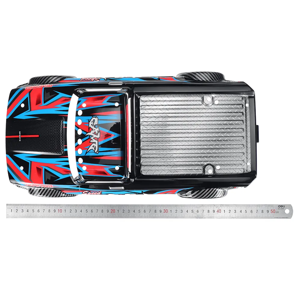 Wltoys 104072 1/10 RC Car Spare Body Shell Tail Butterfly with LED Light Painted 2103/2106 Vehicles Models Parts Accessories