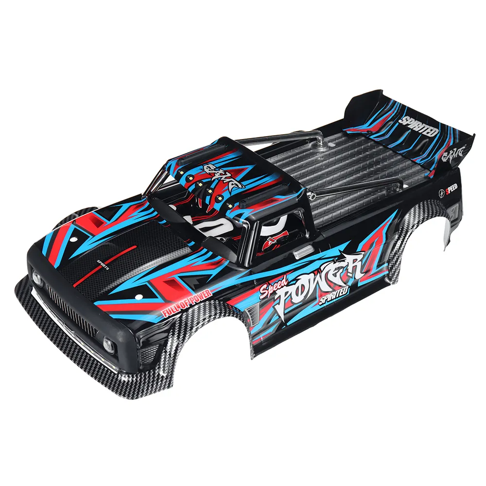 Wltoys 104072 1/10 RC Car Spare Body Shell Tail Butterfly with LED Light Painted 2103/2106 Vehicles Models Parts Accessories