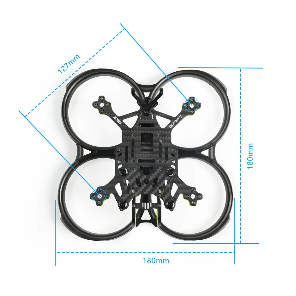 Geprc CT30 127mm Wheelbase 3 Inch Frame Kit Support DJI O3 Air Unit for Cinebot30 HD CineWhoop FPV Racing Drone