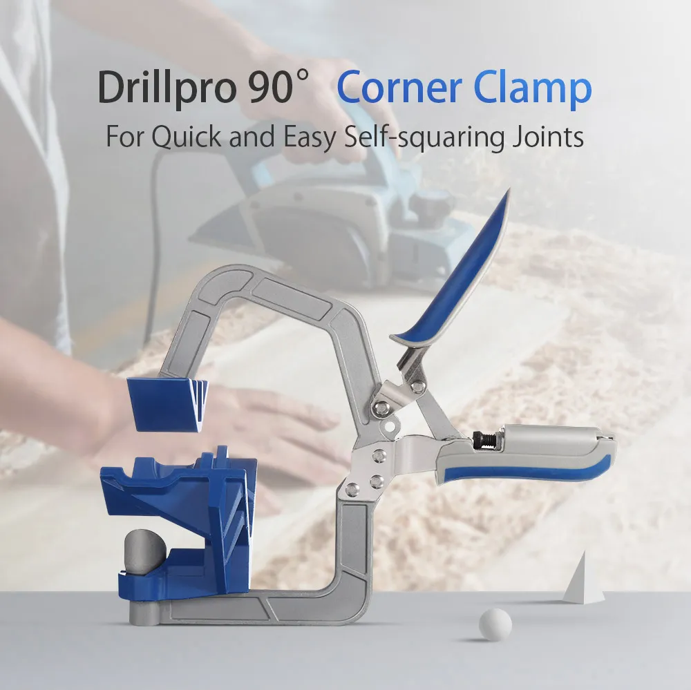90 Degree Auto-adjustable Corner Clamp Face Frame Clamp Woodworking Clamp Quick Right Angle Clamp