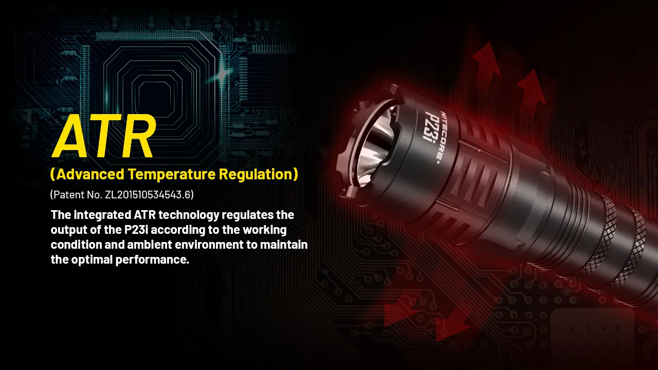NITECORE P23i 3000LM High Lumen LED Tactical Flashlight USB Rechargeable LED Torch For Outdoor Hunting Fishing Camping