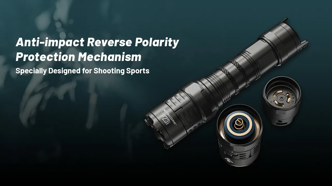 NITECORE P23i 3000LM High Lumen LED Tactical Flashlight USB Rechargeable LED Torch For Outdoor Hunting Fishing Camping