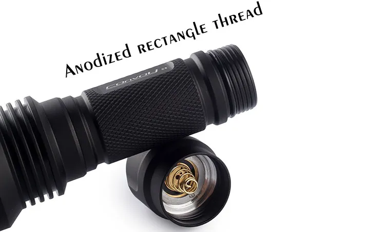Convoy C8 7135*8 L2 LED 1067.3LM Strong Flashlight Tactical LED Torch Hunting Fishing Camping Light Lantern