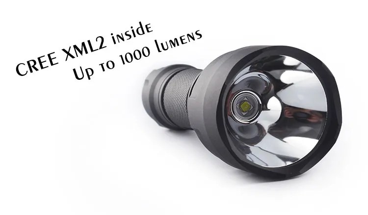 Convoy C8 7135*8 L2 LED 1067.3LM Strong Flashlight Tactical LED Torch Hunting Fishing Camping Light Lantern