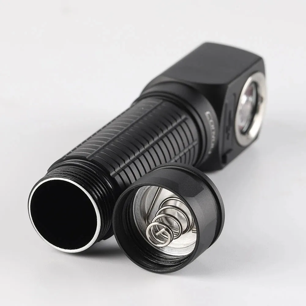 Convoy H2 LH351D LED Flashlight+Headlight 18650 Headlamp Lanterna High Powerful Torch Fishing Head Light Type-c Port
