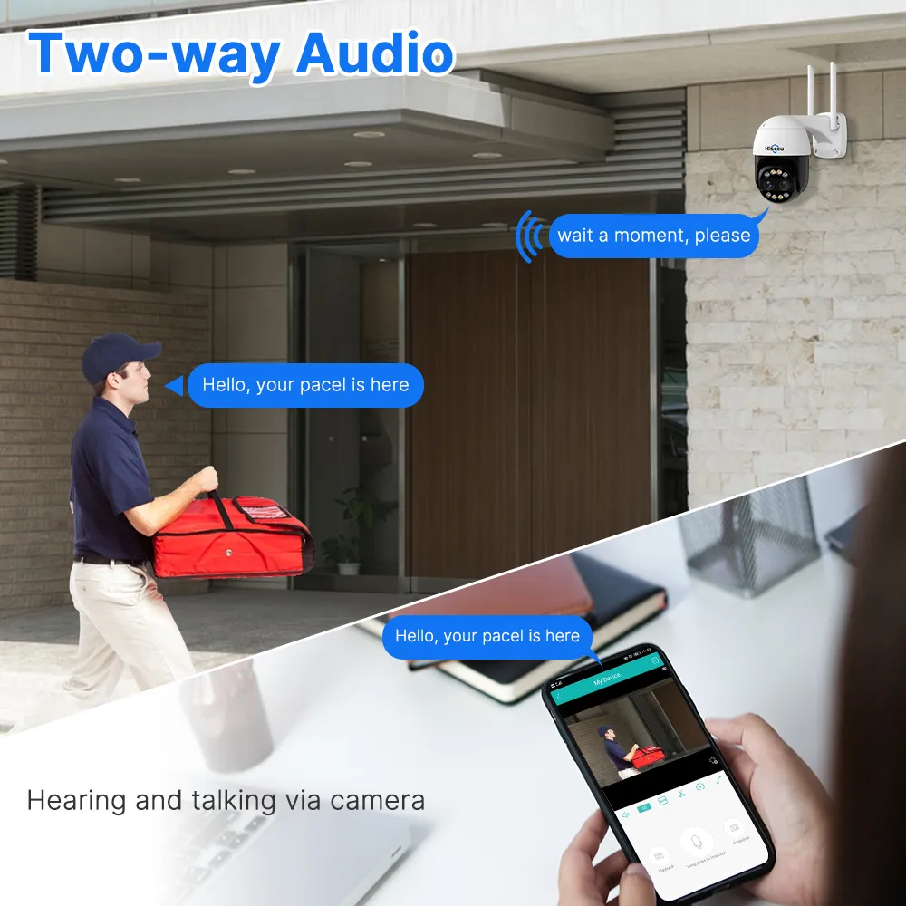 Hiseeu 4MP+4MP Dual Lens Wifi PTZ IP Camera 2.8+12mm 8X Zoom CCTV Video Surveillance Camera Color Night Vision Ai Human Cam Hiseeu 4MP+4MP Dual Lens Wifi PTZ IP Camera 2.8+12mm 8X Zoom CCTV Video Surveillance Camera Color Night Vision Ai Human Cam