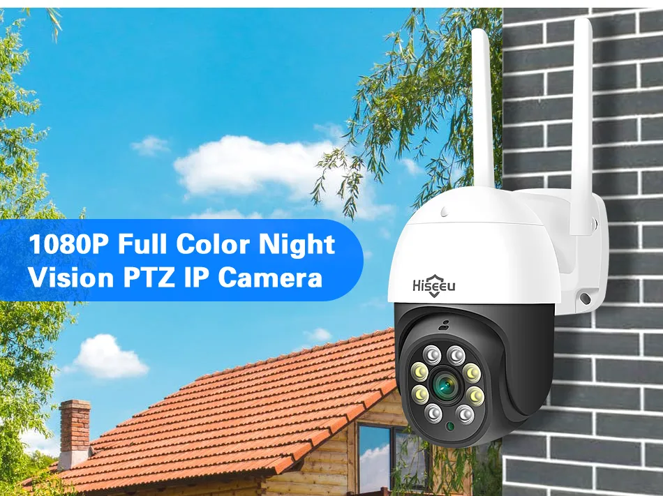 Hiseeu 3MP/5MP PTZ IP Camera Outdoor Security AI Human Detection H.265X Wireless WiFi Video Surveillance Cameras iCsee P2P Hiseeu 3MP/5MP PTZ IP Camera Outdoor Security AI Human Detection H.265X Wireless WiFi Video Surveillance Cameras iCsee P2P